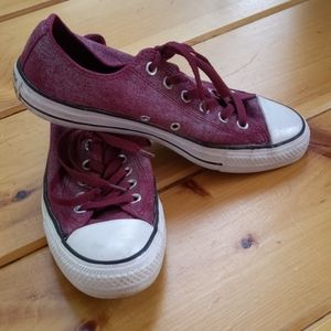 Maroon Converse